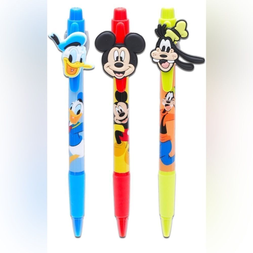 3 New! Mickey Mouse Pen Set NWT